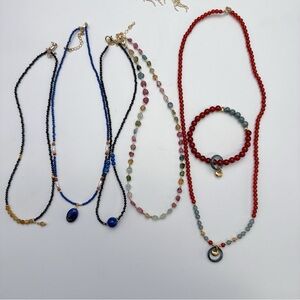 0328 New Unlisted Freshwater Pearl Gemstone Necklace